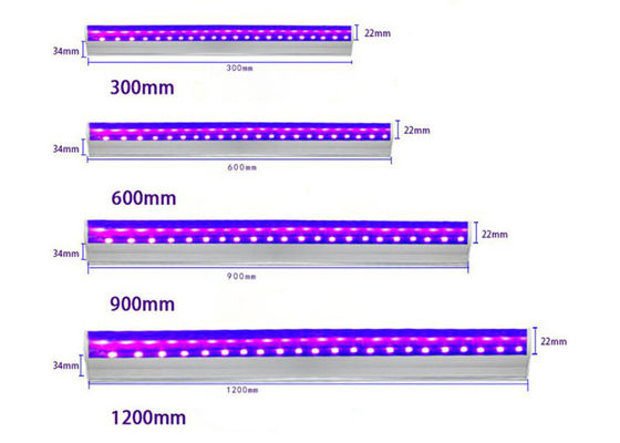 Το ανώτατο όριο τοποθέτησε βολβούς 395 σωλήνων 4ft τους UV οδηγημένους T8 κάλυψη PC NM 1200mm